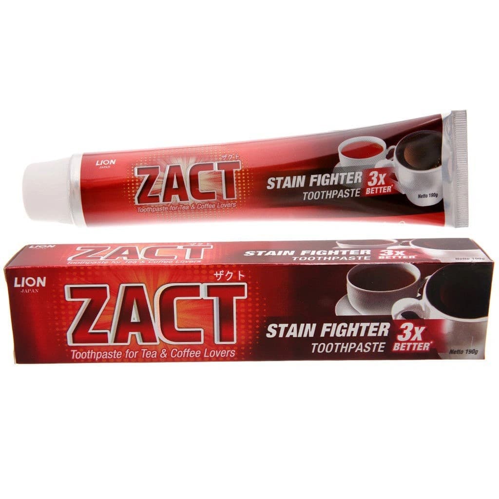 خمیر دندان مخصوص سیگاری ها و قهوه خورها – زاکت – ZACT Toothpaste (190g)