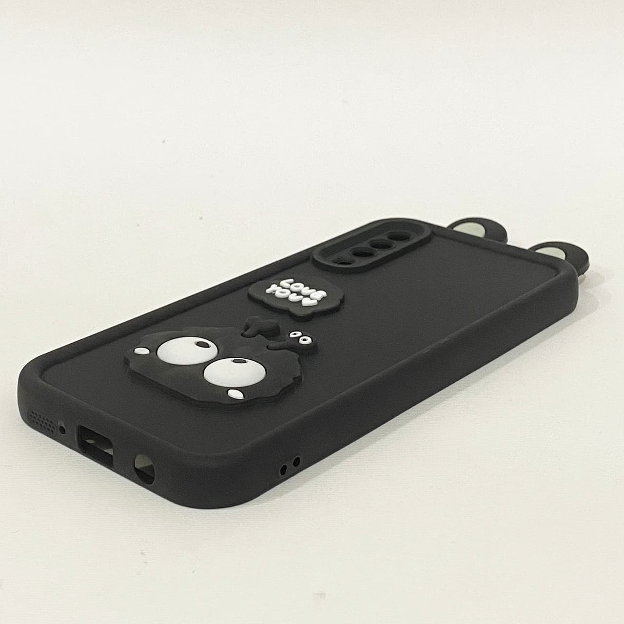 قاب گوشی سامسونگ Galaxy A50 سیلیکونی کد 1708 طرح میکروب هپل — تصویر ۳