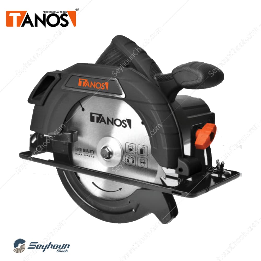 اره بشقابی تانوس 1400وات 185 میلی متر مدل TANOS CS-1814