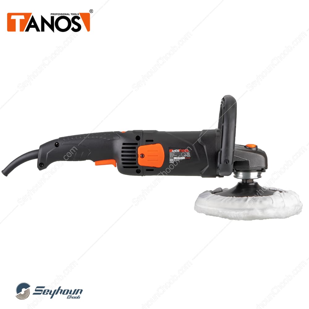 دستگاه پولیش دیمردار صنعتی 1200 وات تانوس مدل TANOS EP-1812 — تصویر ۲