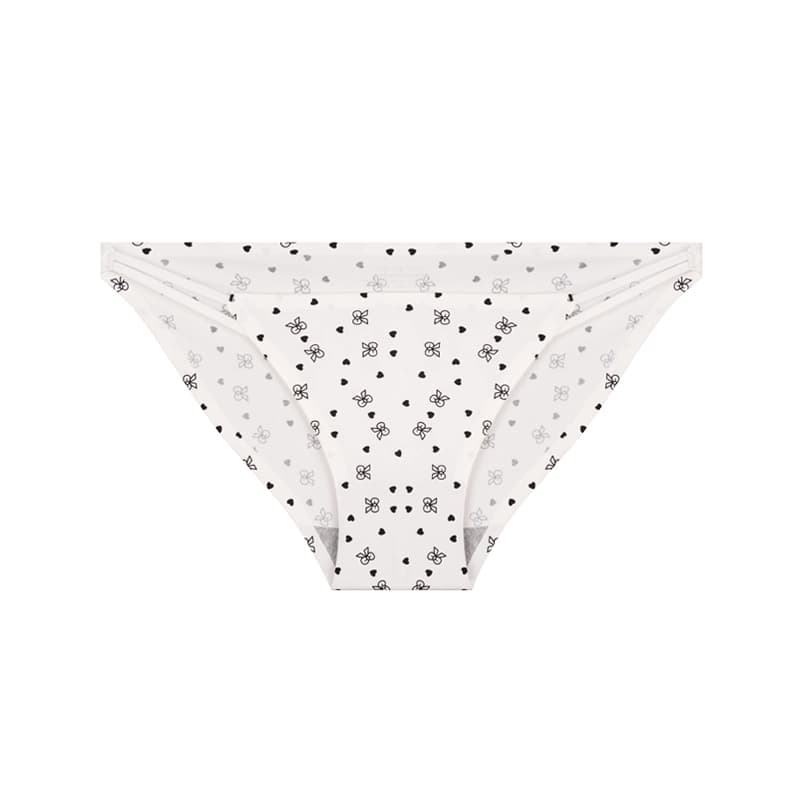 شورت زنانه اسلیپ لیزری جلو دو بند تمام چاپ طرح پاپیون — تصویر ۲