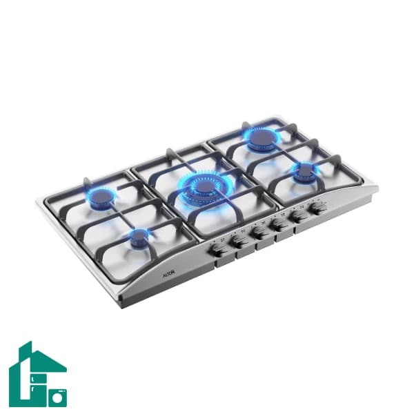 اجاق گاز صفحه ای توکار آلتونS501T استیل — تصویر ۳