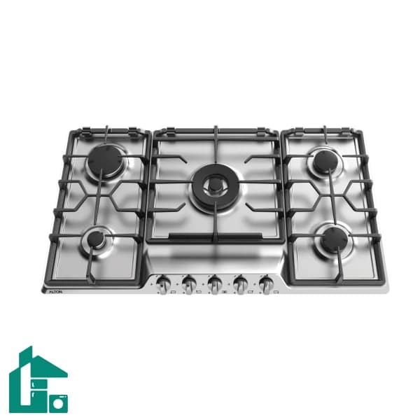 اجاق گاز صفحه ای توکار آلتون S517N استیل — تصویر ۲