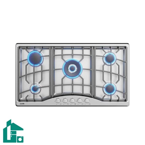 اجاق گاز صفحه ای توکار آلتون S519N استیل — تصویر ۴
