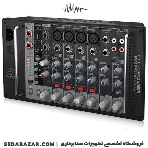 behringer PMP500MP3 پاور آمپلیفایر پرتابل — تصویر ۲
