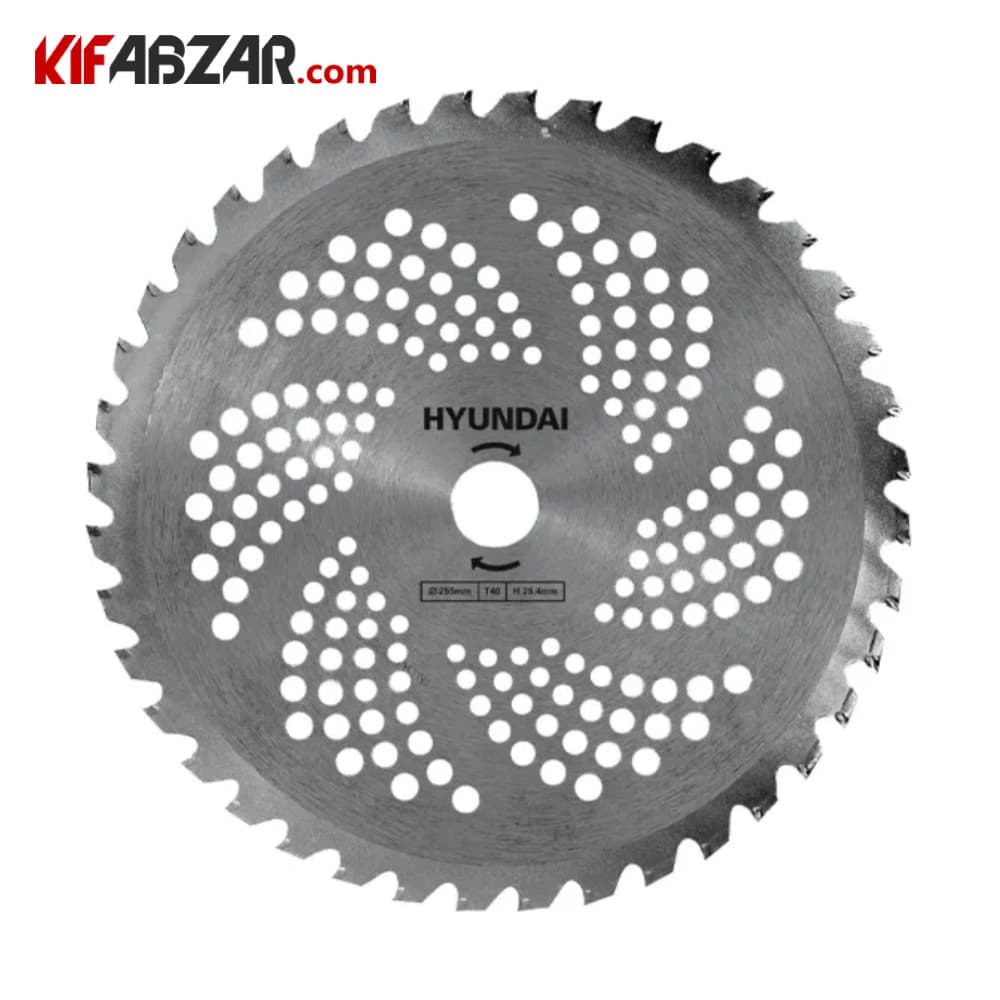 دیسک علف زن الماسه 255 میلیمتری هیوندای مدل 2540TCB