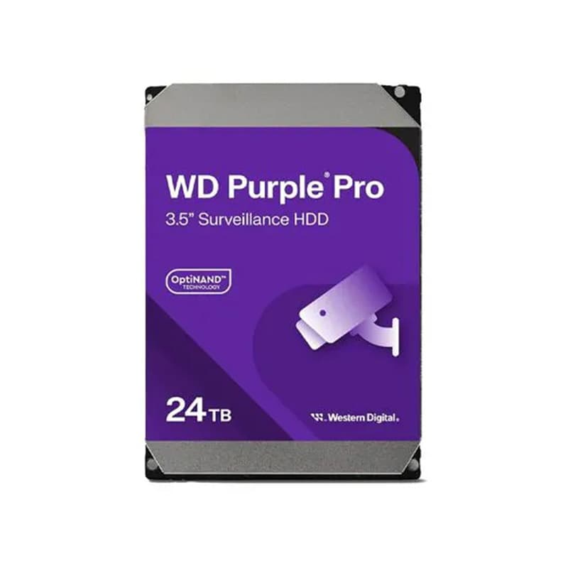 هارد دیسک اینترنال وسترن دیجیتال مدل Purple Pro ظرفیت 24 ترابایت