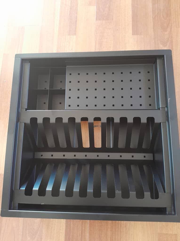 آبچکان توکار مربعی مشکی برند داسی 43×43