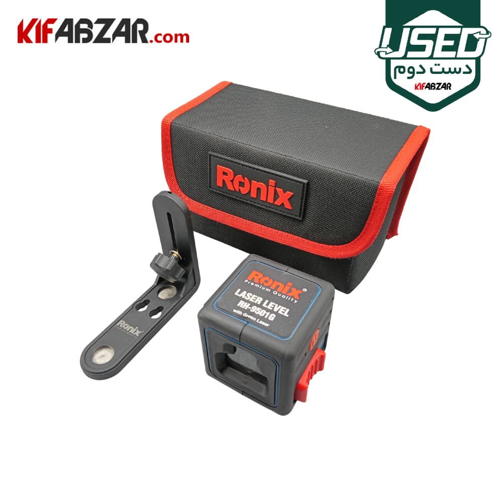 تراز لیزری 2 بعدی 180 درجه رونیکس مدل RH-9501G دست دوم — تصویر ۳