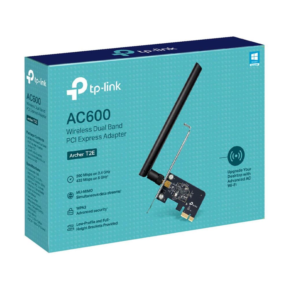 کارت شبکه بی‌سیم AC600 تی‌ پی لینک TP-Link Archer T2E AC600 Wireless Dual Band — تصویر ۳