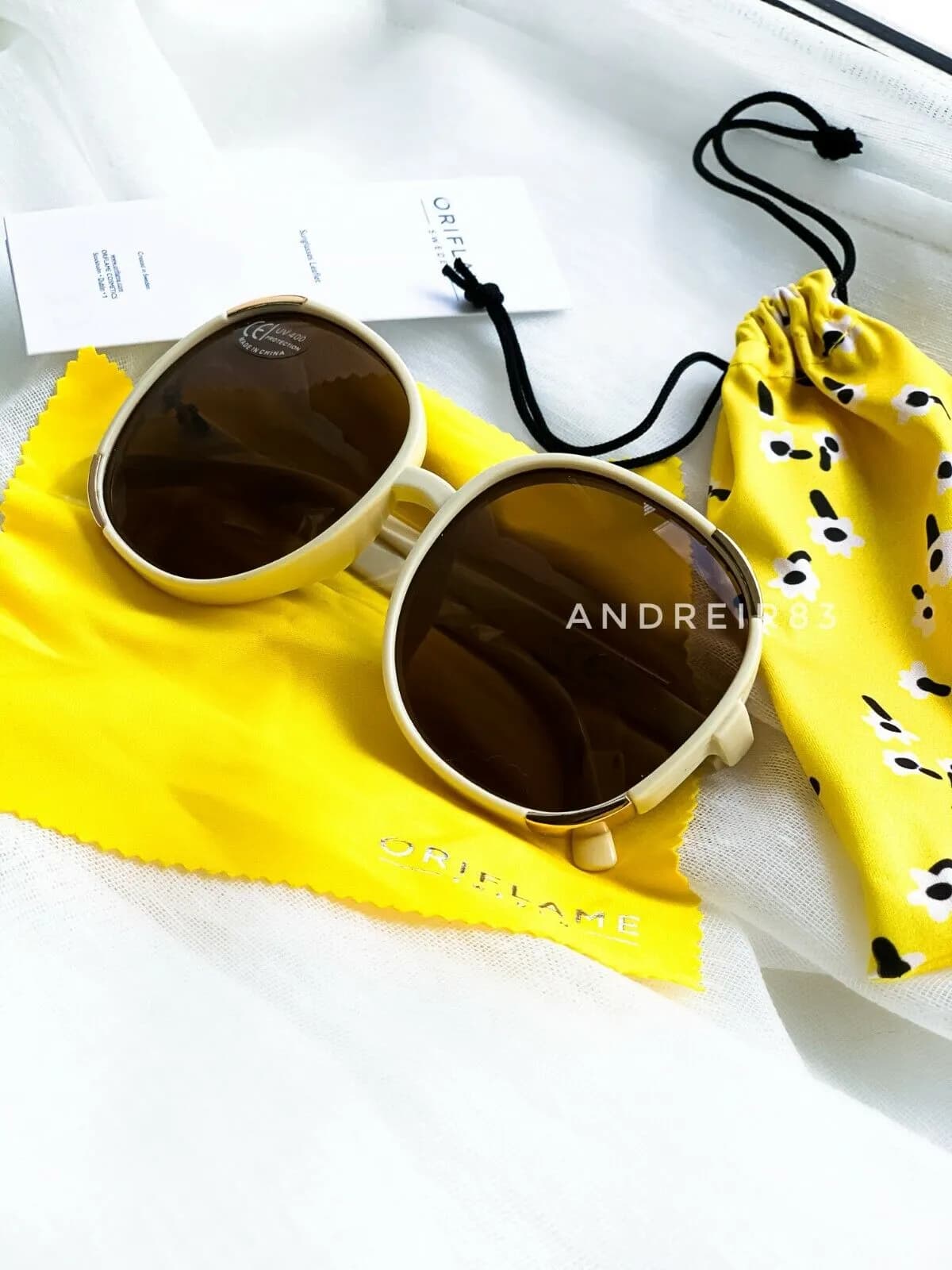عینک آفتابی اوریفلیم مدل Drift Retro Sunglasses — تصویر ۴