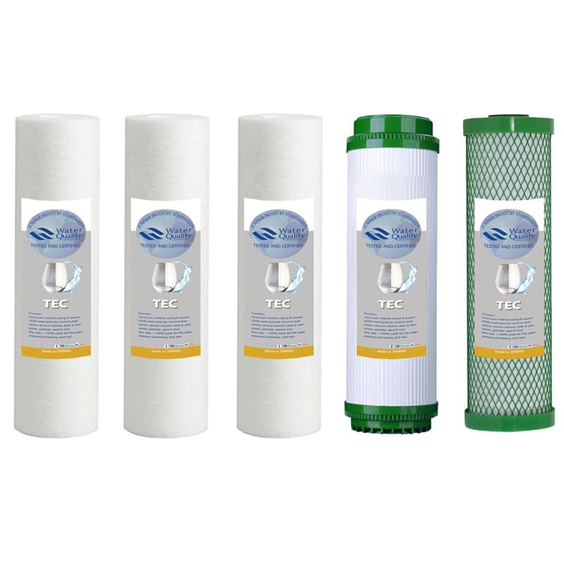 فیلتر دستگاه تصفیه آب تک مدل EXTRA PP-2 مجموعه پنج عددی — تصویر ۲