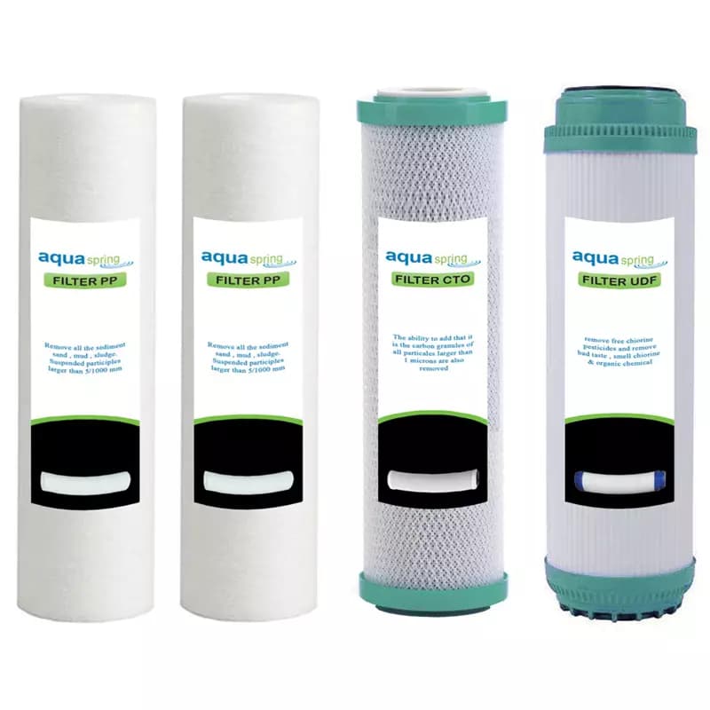 فیلتر دستگاه تصفیه آب آکوآاسپرینگ مدل EXTRA PP-1 مجموعه ۴ عددی