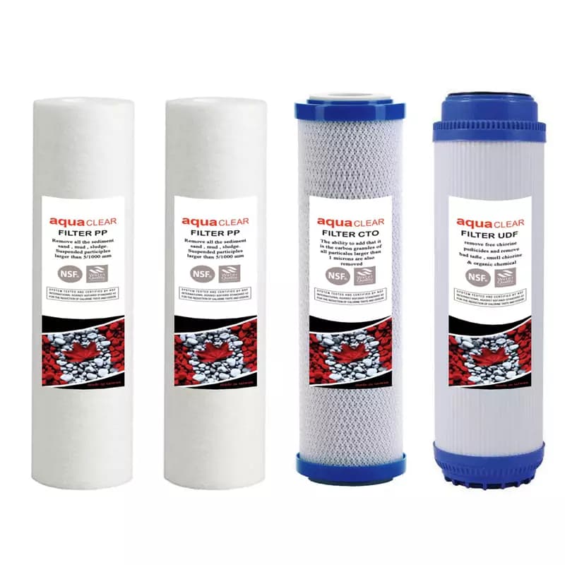 فیلتر تصفیه آب خانگی آکوآکلر مدل EXTRA PP-1 مجموعه ۴ عددی