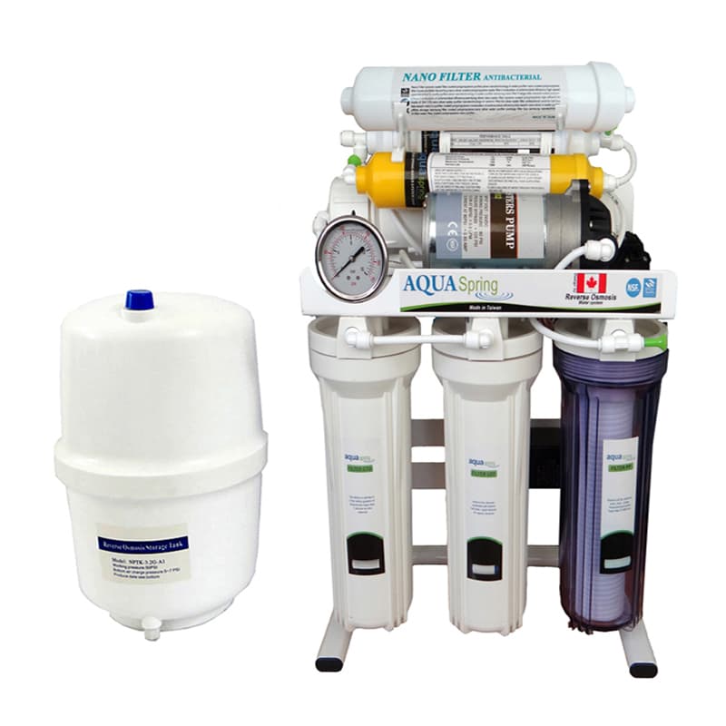تصفیه آب ۷ مرحله ای با روش اسمز معکوس- نانوفیلتراسیون- املاح معدنی مدل RO-SN2050