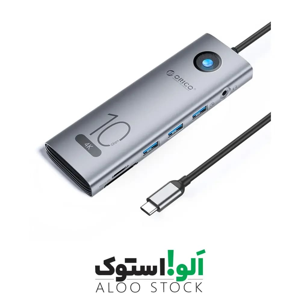 هاب تایپ سی 11 پورت اوریکو Orico CX10-11P 11port Type-C Hub — تصویر ۵