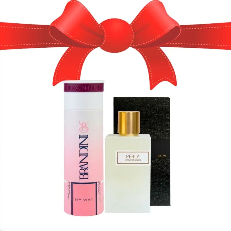 ست هدیه رایحه My Way (عطر پرلا و بادی اسپلش برندینی)