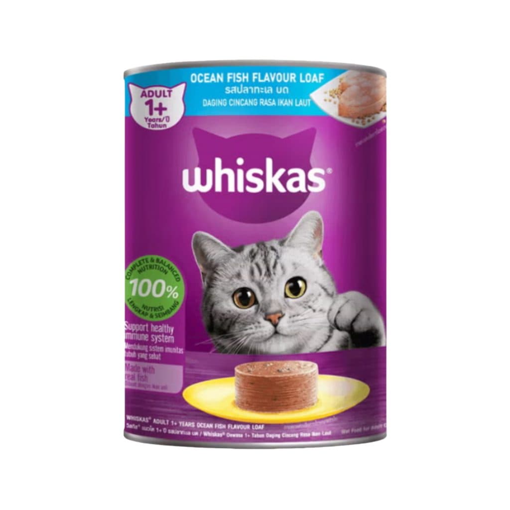 کنسرو گربه پته ویسکاس با طعم اوشن 400 گرم Whiskas Ocean Pate Wet Cat Food — تصویر ۲