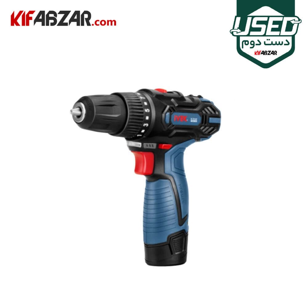 دریل پیچ گوشتی شارژی 12 ولت ایوک مدل K-7212V دست دوم