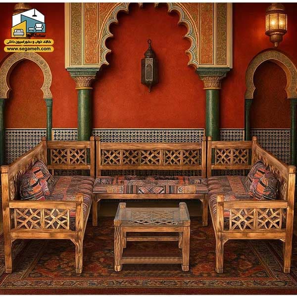 ست مبل هشت نفره سنتی CSP60