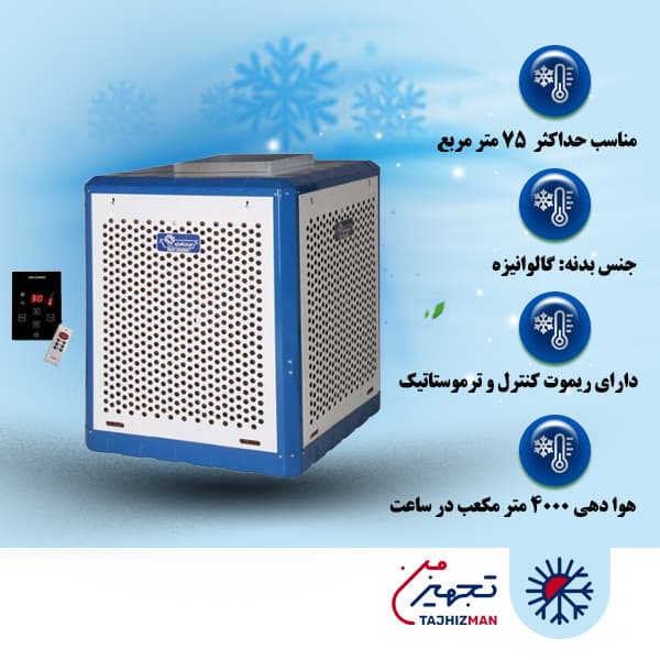 کولر آبی سلولزی 4000 بالازن ایران شرق مدل IS40AS