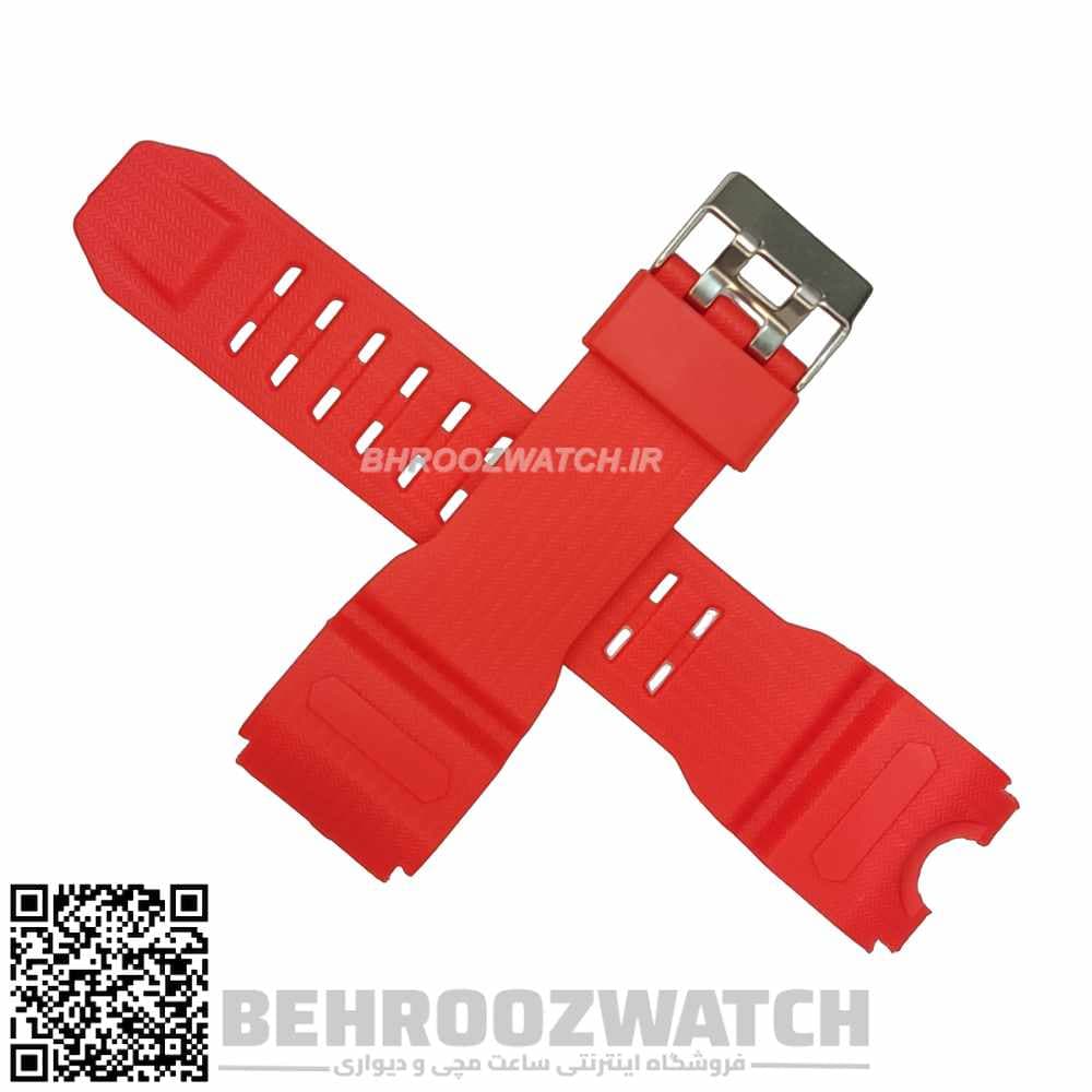 بند جی شاک و ساعت های دیجیتالی مدل B-G.SHOCK-6-2 قرمز — تصویر ۳