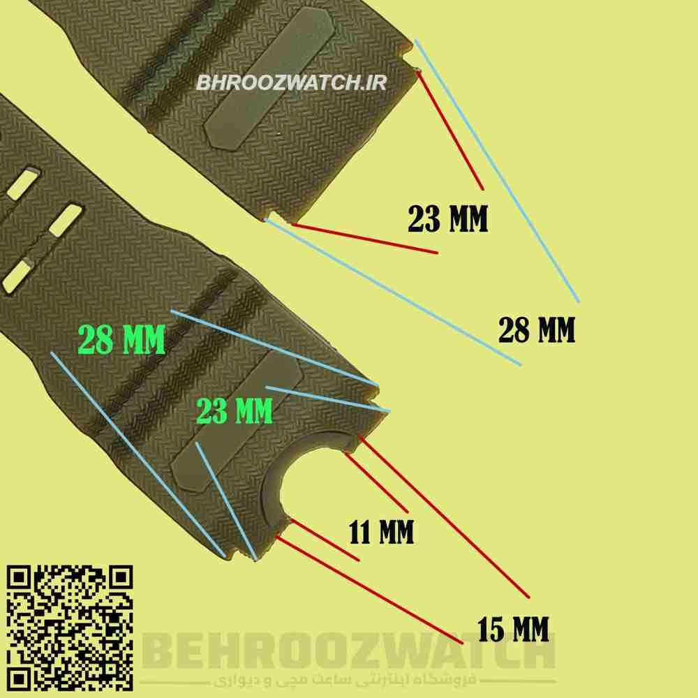 بند جی شاک و ساعت های دیجیتالی مدل B-G.SHOCK-6-2 توسی — تصویر ۶