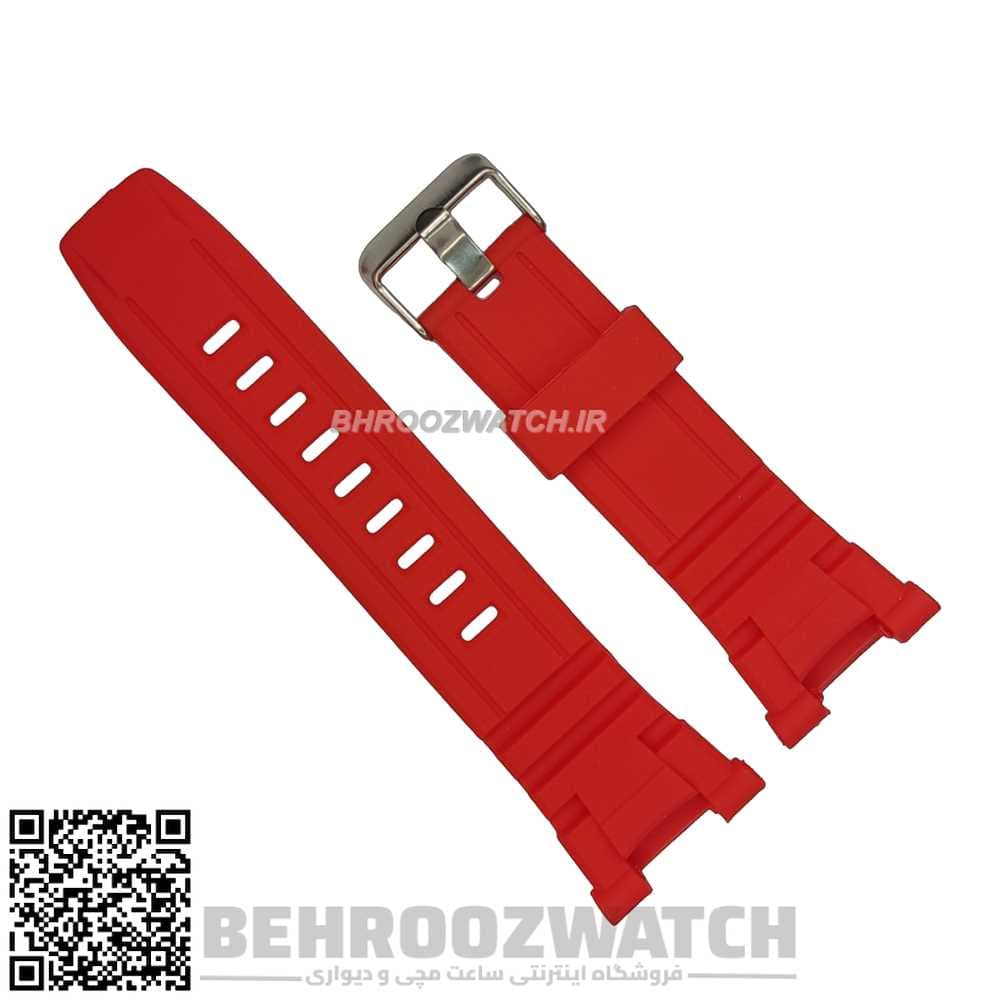 بند ساعت کیو اند کیو و اسکمی QQ M143J M124J Skmei 1226 قرمز — تصویر ۲