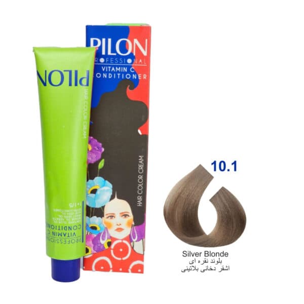 رنگ موی بلوند نقره ای پیلون شماره 10.1 C9 حجم 120 میلی لیتر