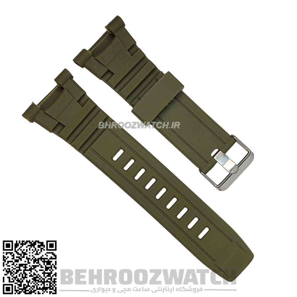 بند ساعت کیو اند کیو و اسکمی QQ M143J M124J Skmei 1226 سبز سیر