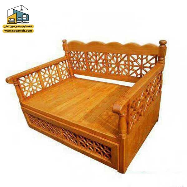 تخت سنتی دونفره 120*60 مدل CSP58 — تصویر ۳