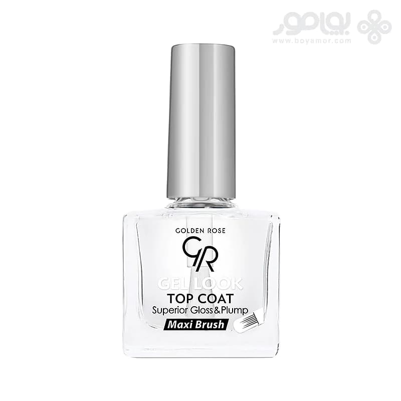 تاپ کوت ژلی گلدن رز مدل GEL LOOK حجم 10.5 میل