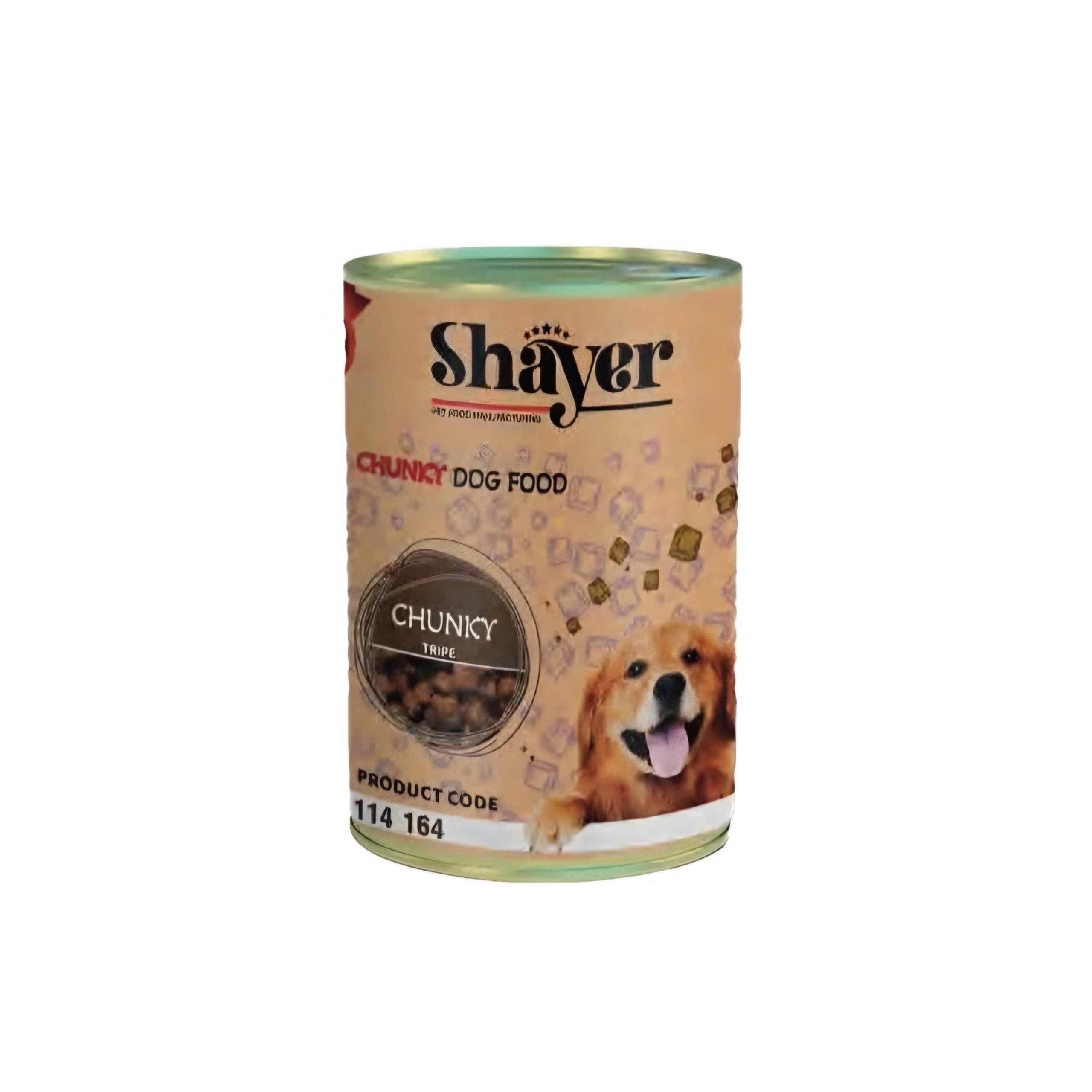 کنسرو چانکی شایر سگ با طعم سیرابی 400 گرم Shayer Chunky Tripe Dog Wet Food