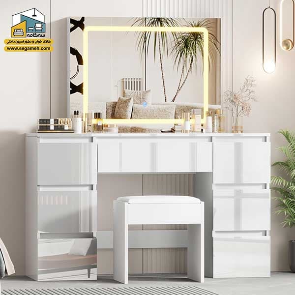 میز آرایش لامپ دار DMP265 — تصویر ۵
