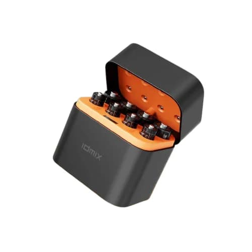 ست شارژر و باتری قلمی و نیم قلمی قابل شارژ شیائومی IDMIX مدل 2A08Pro — تصویر ۵
