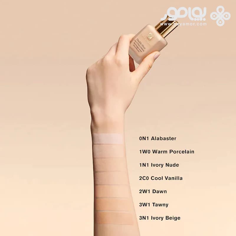 کرم پودر استی لادر مدل Double Wear شماره 1W1 رنگ BONE — تصویر ۴