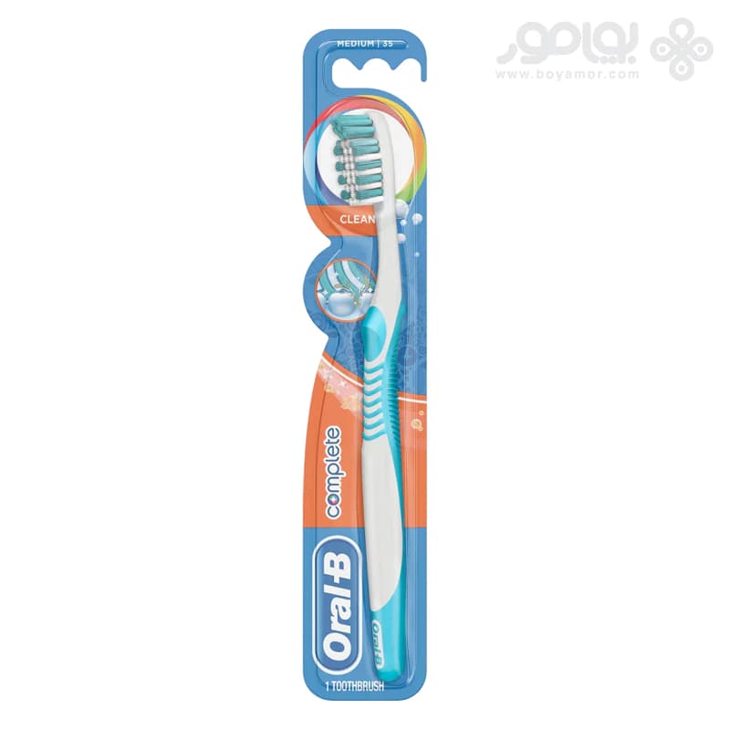 مسواک اورال‌ بی COMPLETE مدل CLEAN متوسط سایز 35