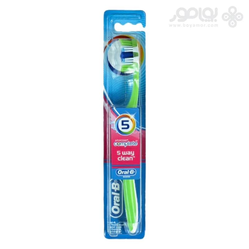 مسواک اورال‌ بی COMPLETE مدل 5 WAY CLEAN متوسط سایز 40