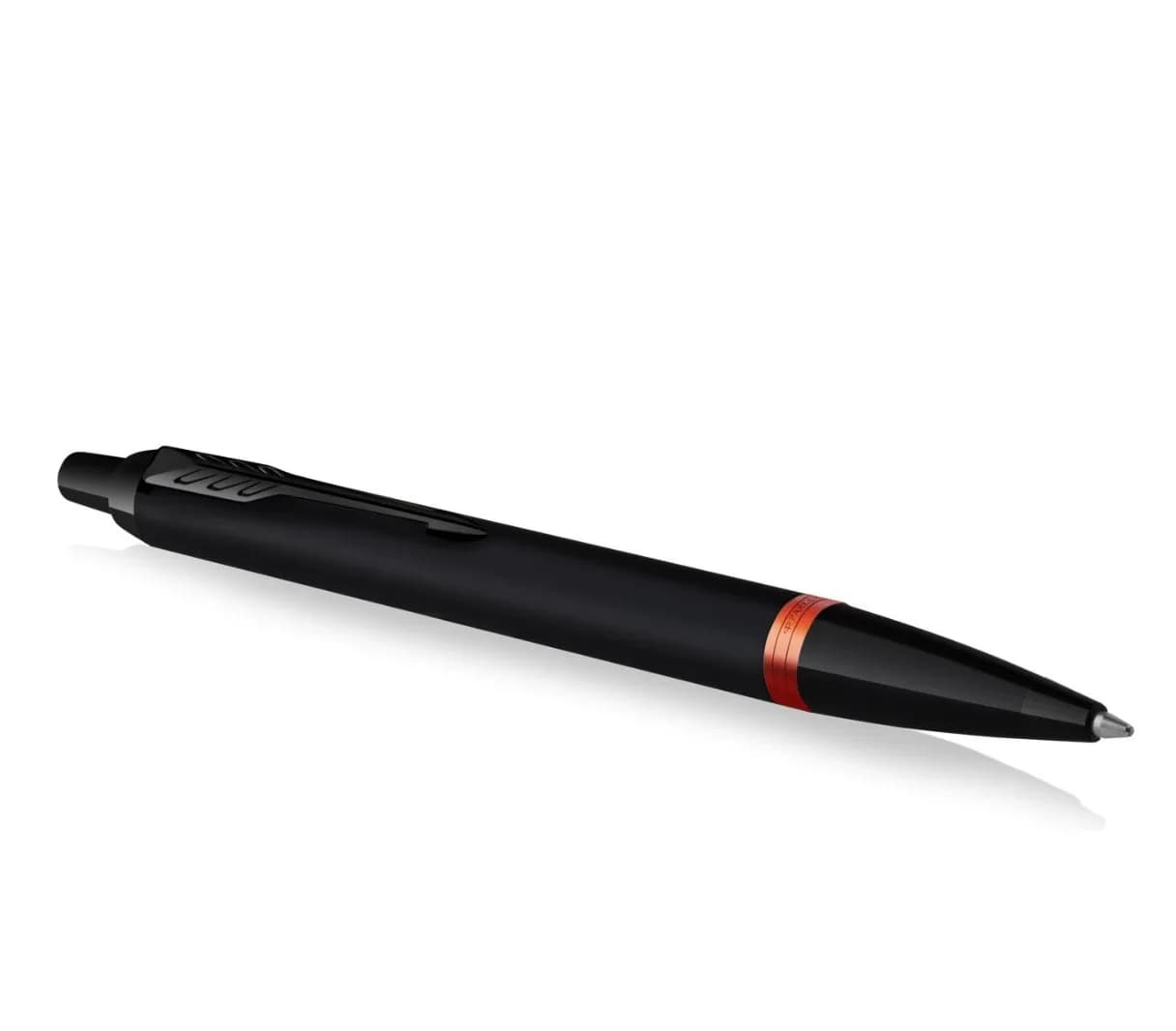 خودکار پارکر IM مات مشکی حلقه نارنجی – Parker IM Matte Black Orange Ring — تصویر ۳