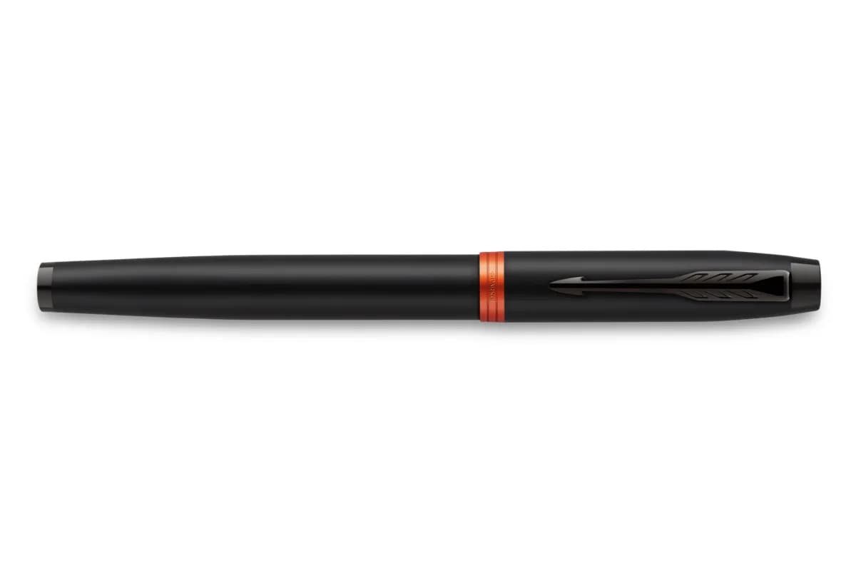 روان‌نویس پارکر آی‌ام مشکی مات حلقه نارنجی | Parker IM Matte Black Orange Ring — تصویر ۵