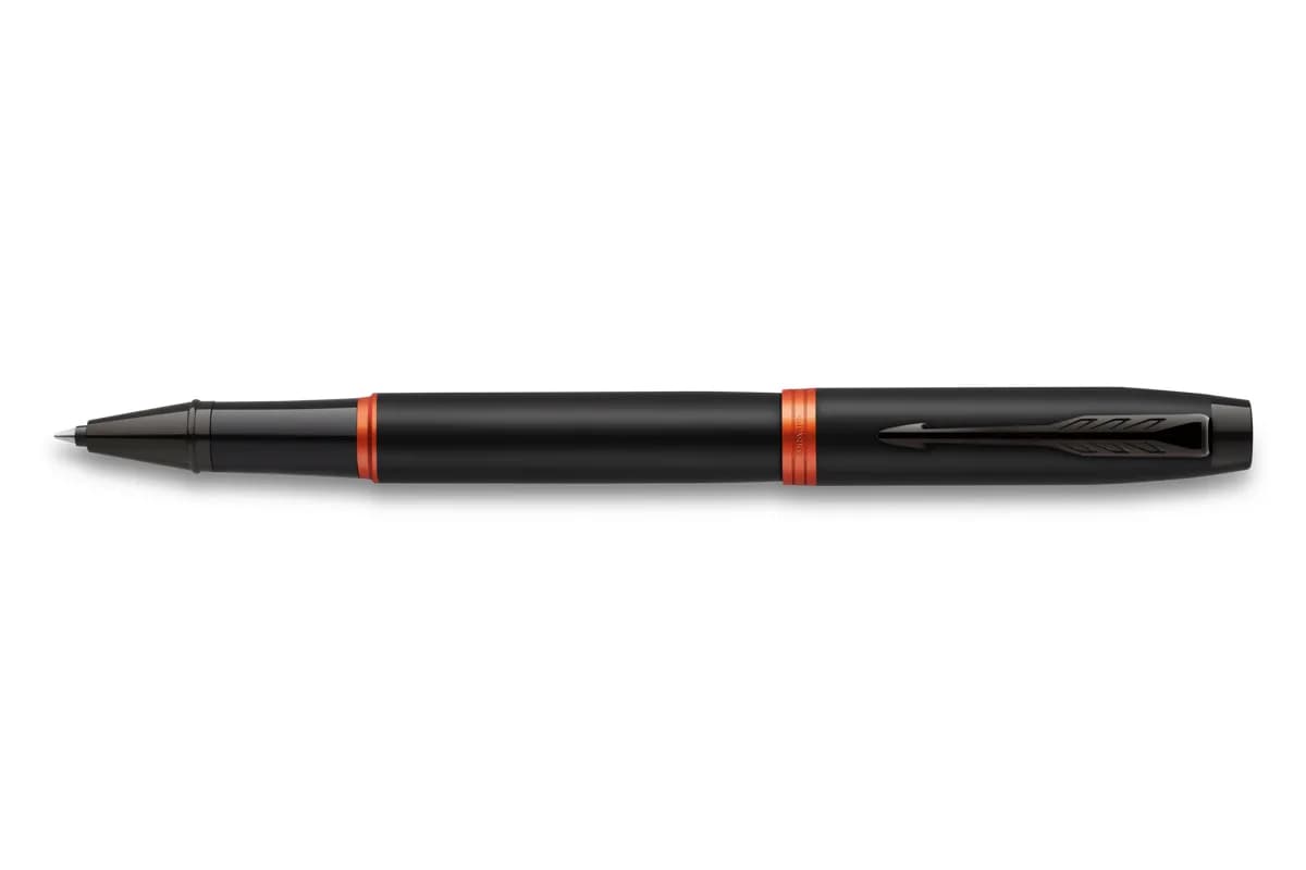 روان‌نویس پارکر آی‌ام مشکی مات حلقه نارنجی | Parker IM Matte Black Orange Ring — تصویر ۲