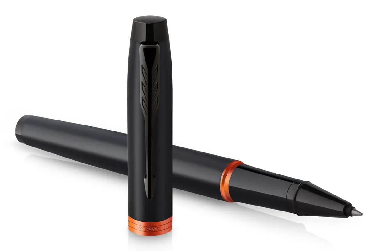 روان‌نویس پارکر آی‌ام مشکی مات حلقه نارنجی | Parker IM Matte Black Orange Ring — تصویر ۳