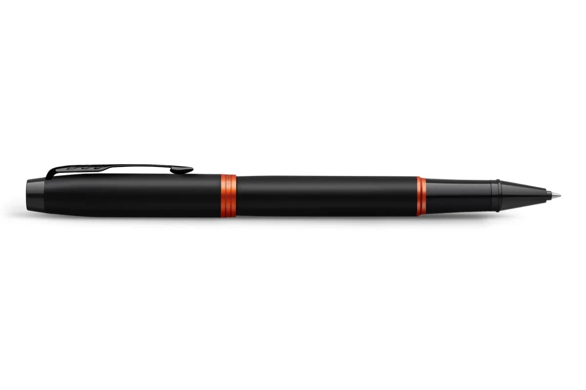روان‌نویس پارکر آی‌ام مشکی مات حلقه نارنجی | Parker IM Matte Black Orange Ring — تصویر ۶