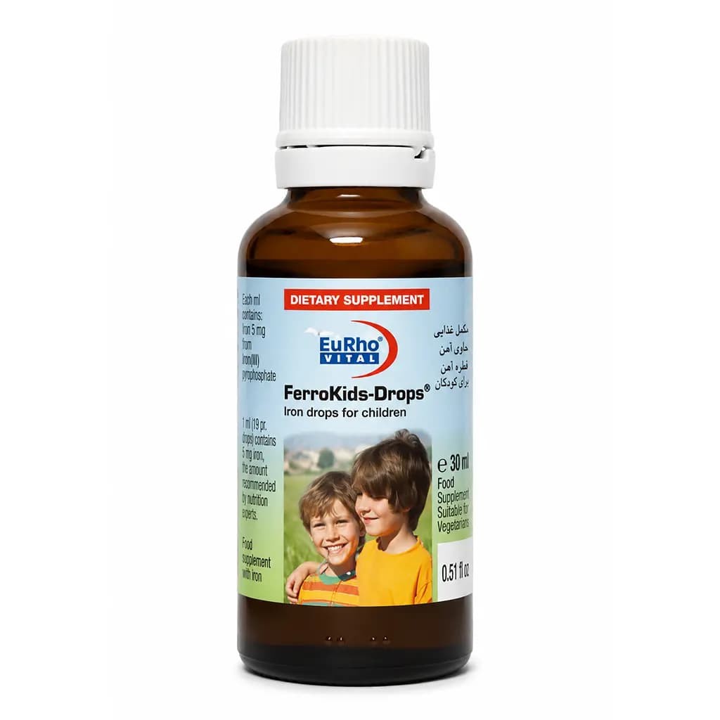 قطره خوراکی آهن فروکیدز یوروویتال 30 میلی لیتر