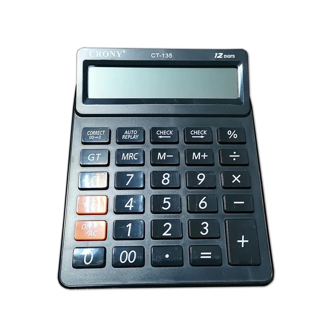 ماشین حساب CRONY مدل CT-135 — تصویر ۳