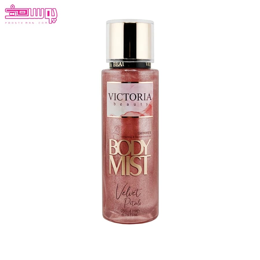 بادی اسپلش اکلیلی ولوت پتالس ویکتوریا بیوتی مدل Velvet Petals حجم 250ml