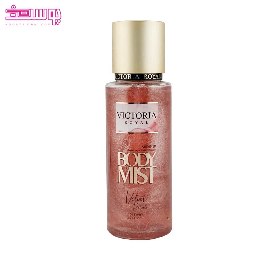 بادی اسپلش اکلیلی ولوت پتالس ویکتوریا رویال مدل Velvet Petals حجم 110ml