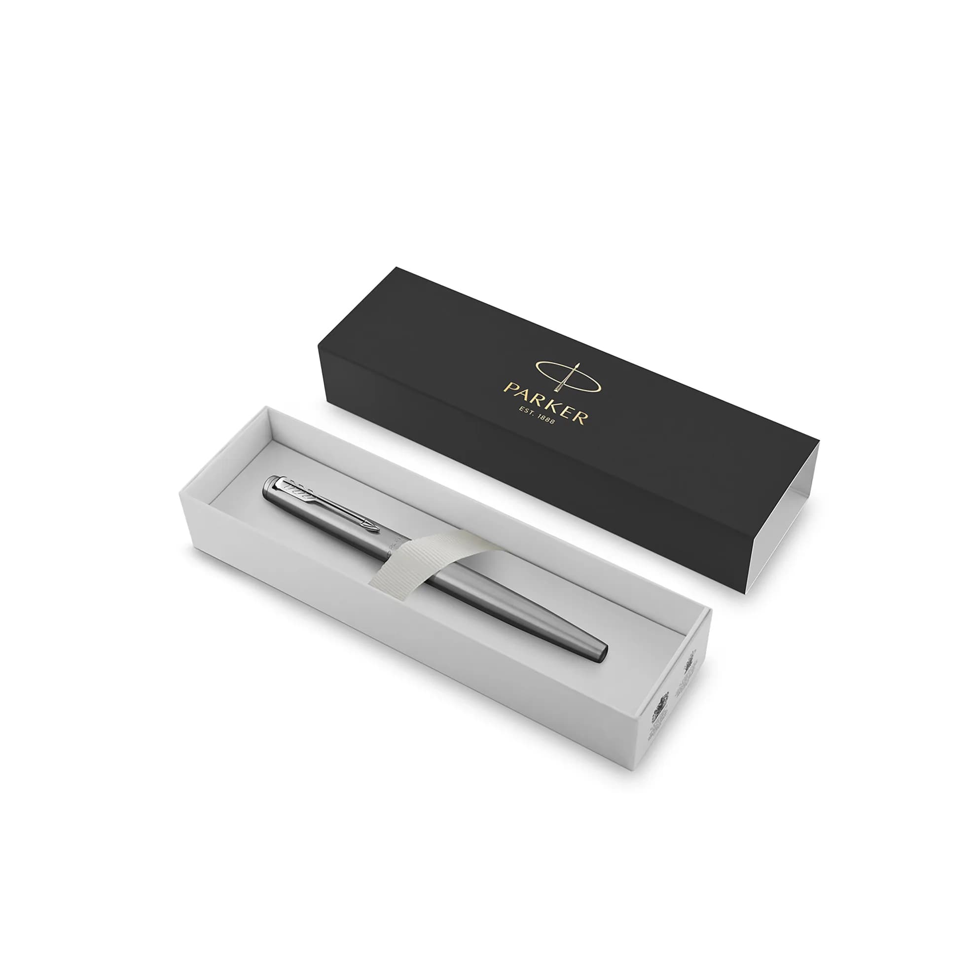 خودنویس ژوتر تمام استیل گیره کروم | Parker Jotter Stainless Steel Fountain Pen
