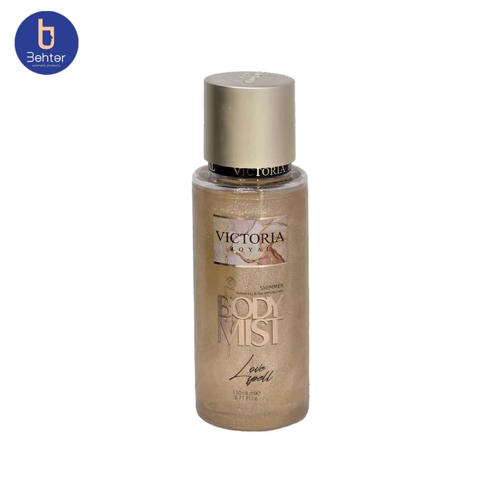 بادی اسپلش اکلیلی لاو اسپل ویکتوریا رویال مدل Love Spell حجم 110ml — تصویر ۳
