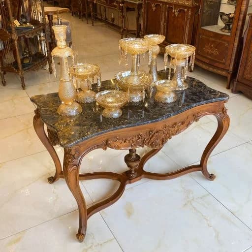 میز شیک قهوه ای مستطیل — تصویر ۳